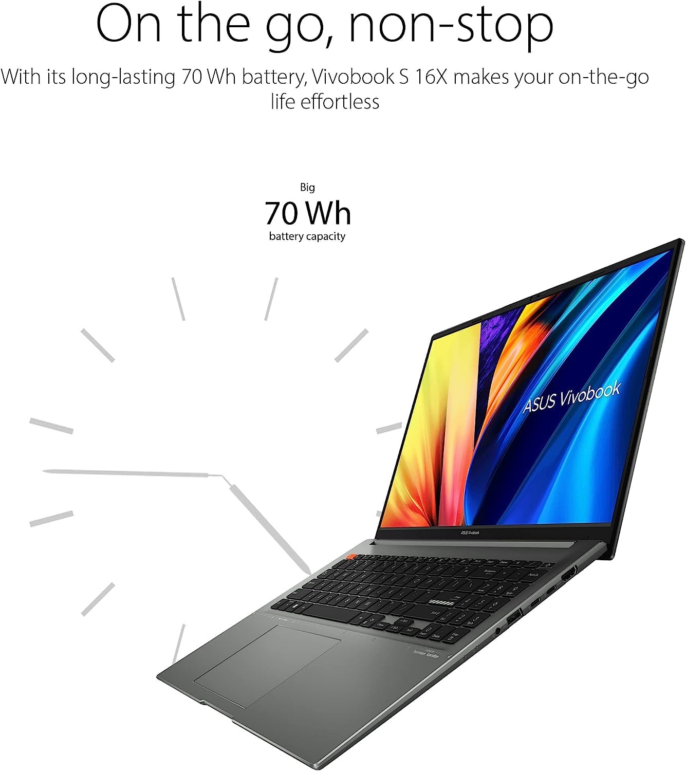 ASUS Vivobook S 15 Laptop, Intel 14-Core i7-12700H, 15.6